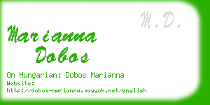 marianna dobos business card